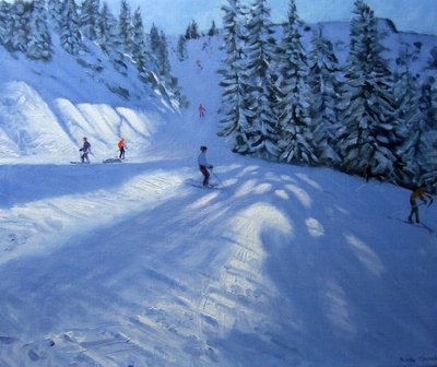 Morzine, piste de ski - Andrew Macara